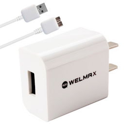 威马仕绿叶USB充电器套装 适用于苹果 小米 努比亚 充电插头 线 充电器 数据线适配器 note3 s5 套装充电器 数据线产品图片1